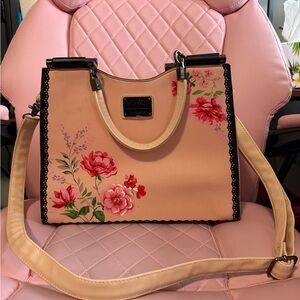 Loungefly Pink Floral Harry Potter Shoulder Bag